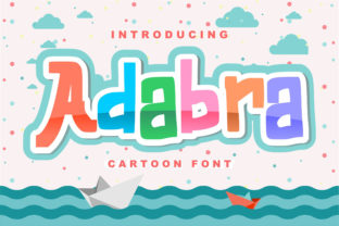 Adabra: A Whimsical Decorative Typeface for Playful Branding