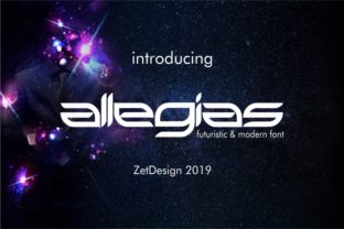 Allegias Typeface: A Futuristic Sans Serif for Modern Brand Identity