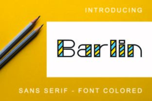 Barlin Colored: The Perfect Sans Serif Font for Polished Brand Identity