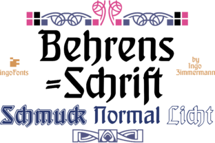 Behrens-Schrift: A Premium Blackletter Typeface for Modern Web Design