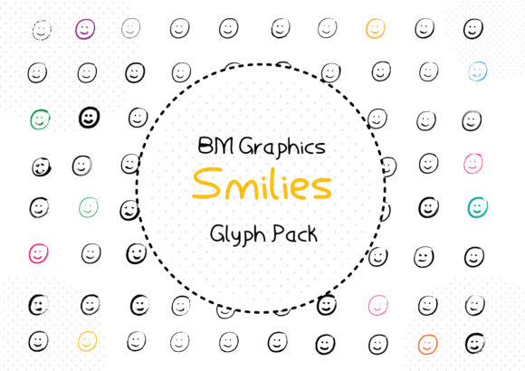 BM Graphics - Smilies: A Charming Dingbats Typeface for Playful Brand Identity