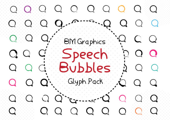 BM Graphics - Speech Bubbles: A Creative Dingbats Font Review