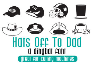 Hats off to Dad: The Perfect Dingbat Font for Patriarchal Branding