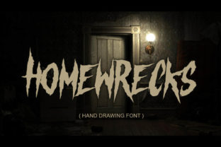 Homewrecks: A Bold Blackletter Font for Standout Branding