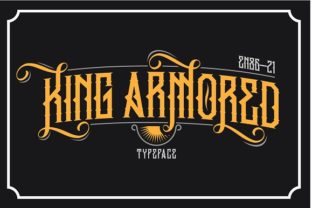 King Armored: The Bold Blackletter Typeface for Handmade Brands