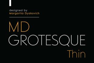 MD Grotesque Thin: The Modern Typeface for Clean Brand Identity