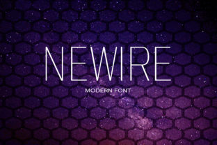 Newire: A Charming Sans Serif Typeface for Modern Brand Identity