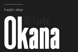 Okana: A Geometric Sans Serif for Modern Editorial Design