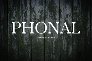 Phonal: A Retro Serif Typeface for Modern Editorial Design
