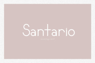 Santario Typeface: A Modern Serif for Contemporary Branding