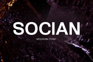 Socian: A Clean Sans Serif Font for Modern Brand Identity