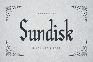 Sundisk Blackletter Font: Elevate Brand Identity and Visual Impact