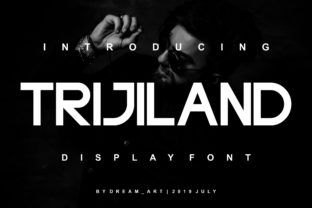 Trijland: A Slim Sans Serif Typeface for Modern Branding